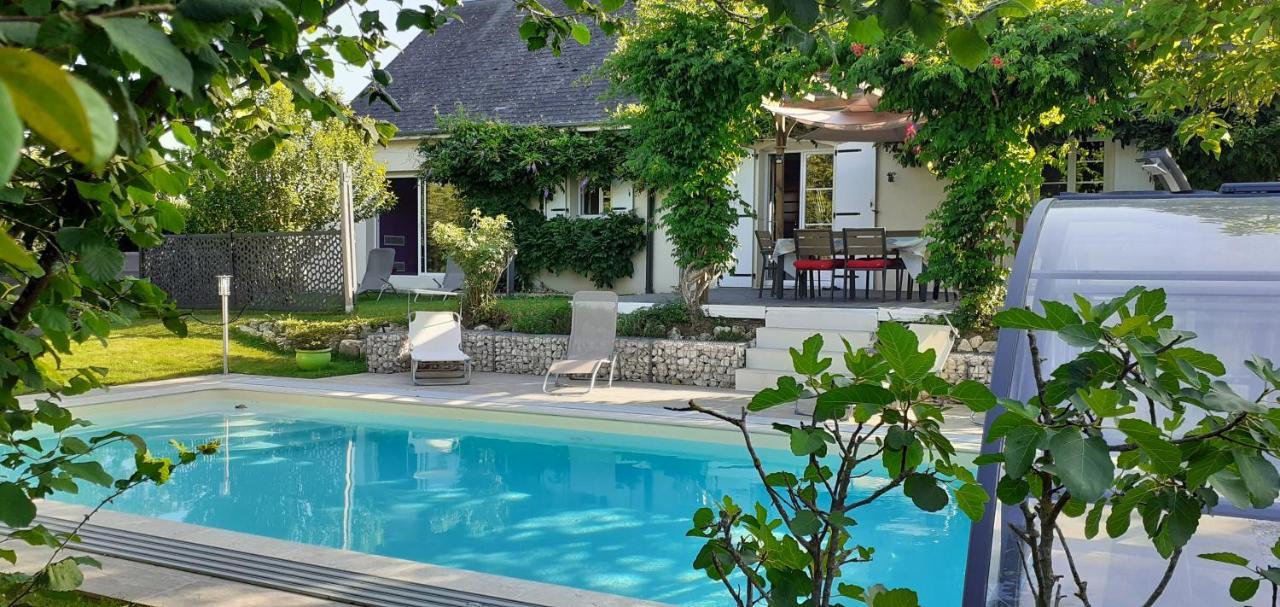 Au Coeur Du Bien Etre, Chambre D'Hotes Avec Piscine Chauffee Et Couverte, Spa, Sauna, Massages 몽토우 외부 사진